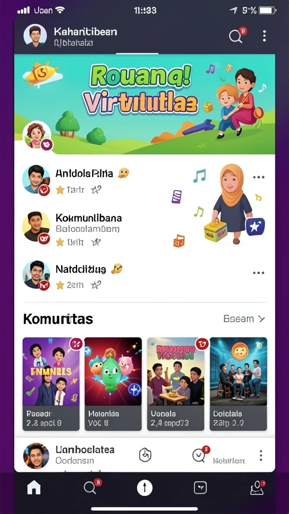 Mode permainan yang bervariasi dan menarik.