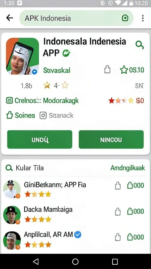 Tampilan antarmuka yang user-friendly dan intuitif.