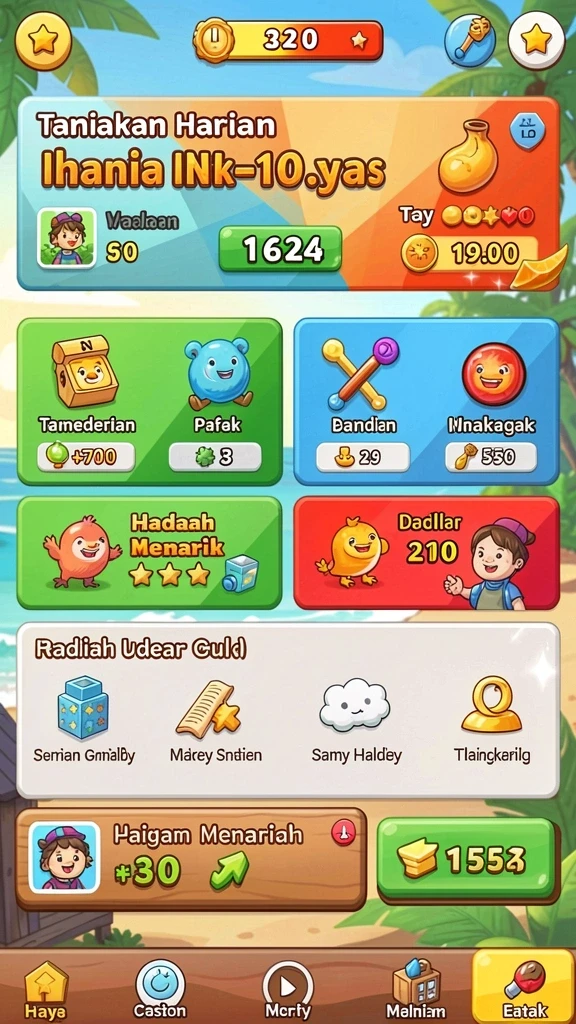 Tampilan antarmuka yang user-friendly.