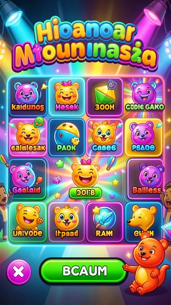 Gambaran petualangan seru dalam dunia game.
