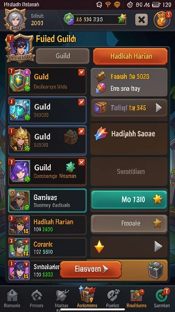 Tampilan antarmuka yang menarik dan user-friendly.