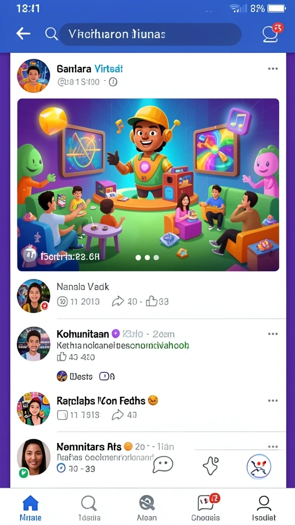 Tampilan awal yang menawan dan memikat perhatian.