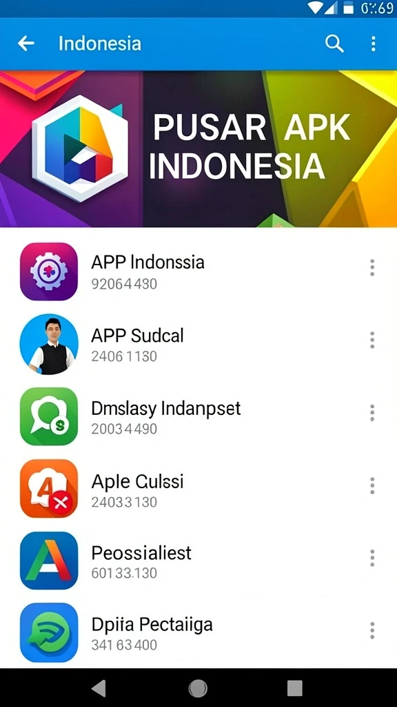 Tampilan antarmuka aplikasi yang menarik dan mudah digunakan.