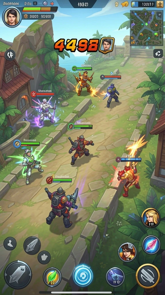 Gameplay yang menantang dengan berbagai level.