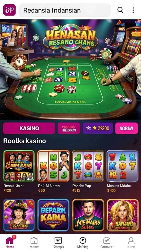 Tampilan awal game yang memukau dan menawan.