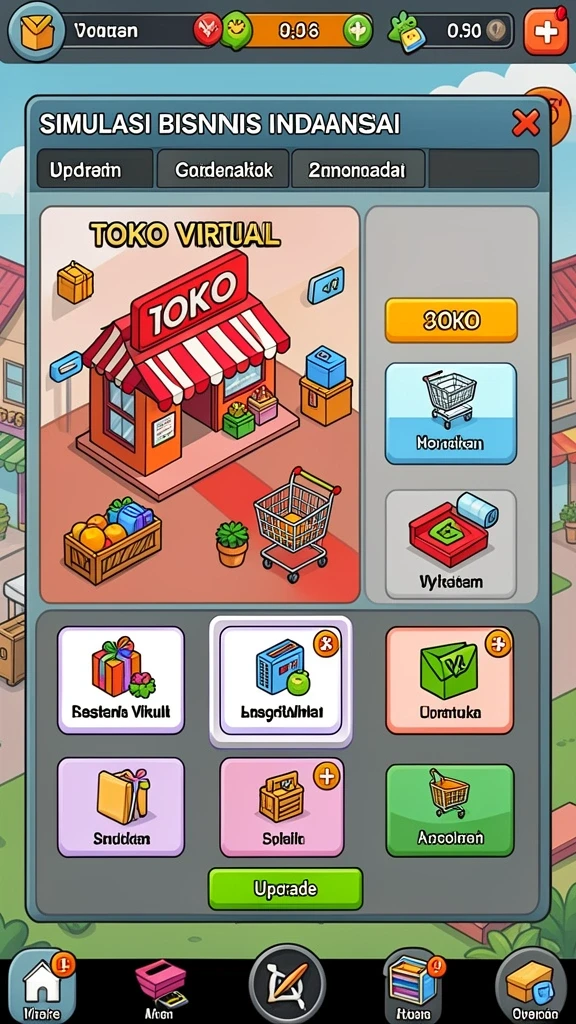 Ilustrasi grafis yang memukau selama gameplay.