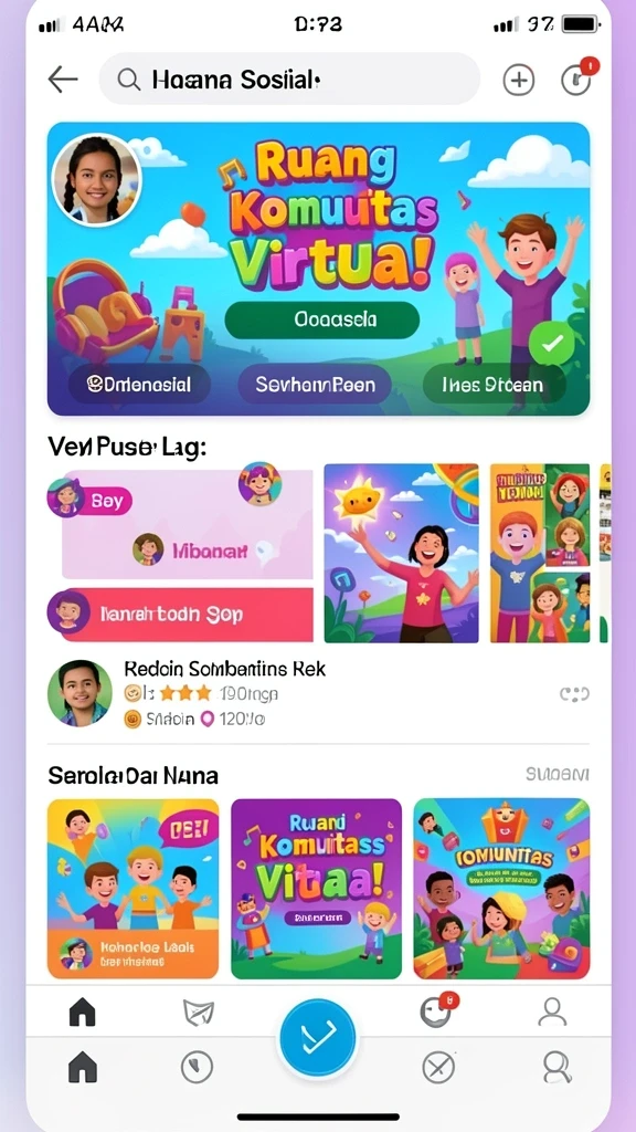 Tampilan antarmuka yang menarik dan user-friendly.