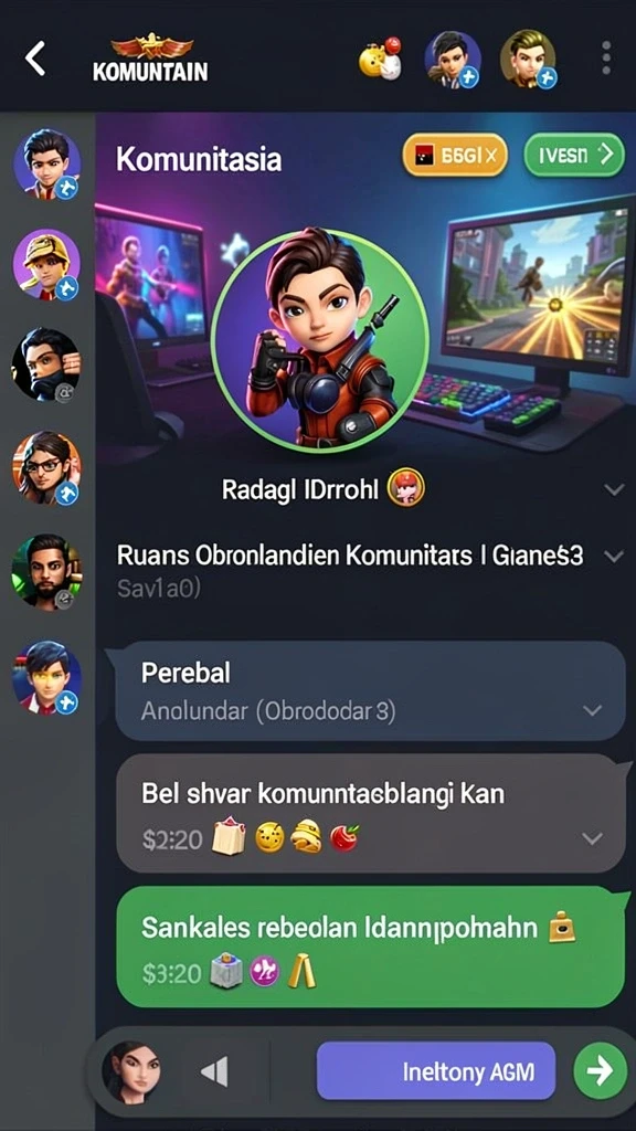 Karakter dengan desain grafis yang mengesankan.