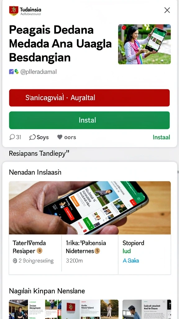 Pemandangan grafis yang memukau di game.