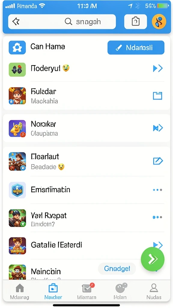 Tampilan antarmuka yang user-friendly.