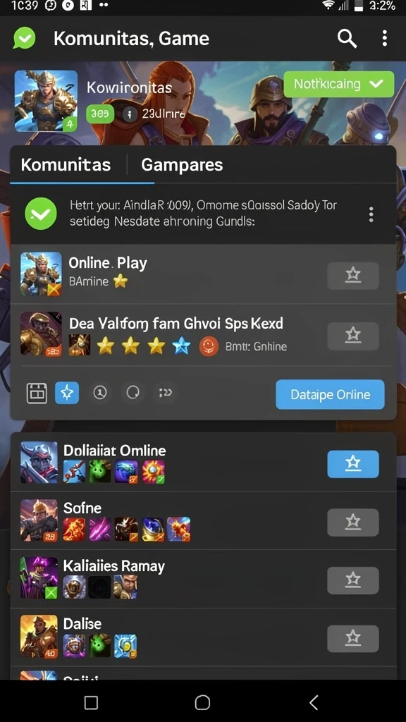 Screenshot menampilkan interaksi multiplayer yang seru.