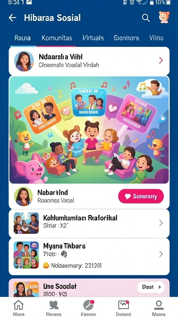 Gambar interaksi karakter yang menarik.