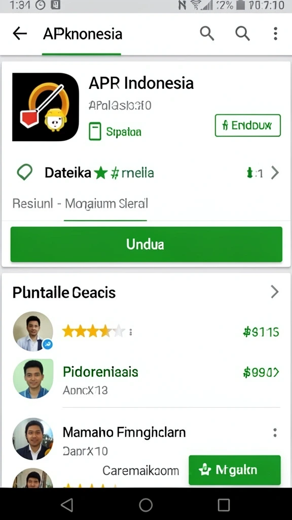 Beragam pilihan mobil yang dapat dipilih.
