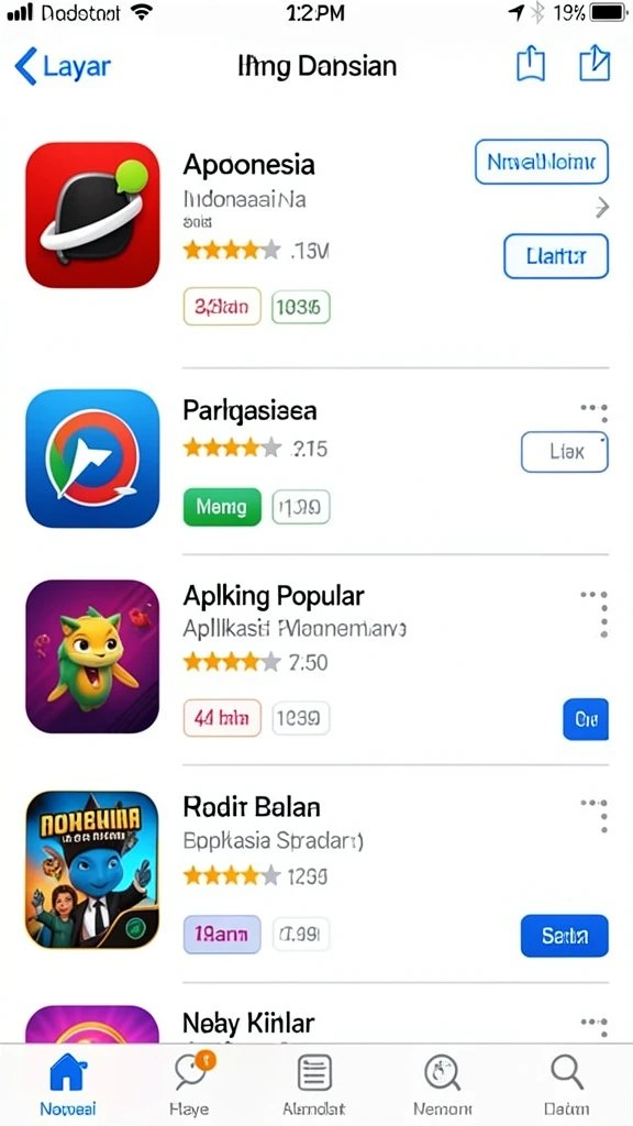 Tampilan antarmuka yang menarik dan modern.