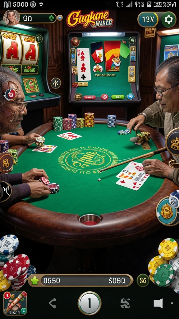Interaksi sosial dengan pemain lain dalam game.