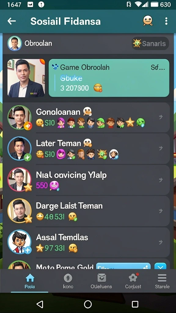 Tampilan ladang yang subur dan penuh warna.