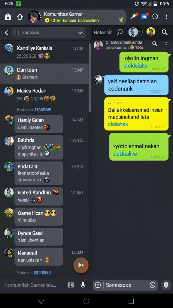 Tampilan menu utama yang intuitif dan mudah dinavigasi.