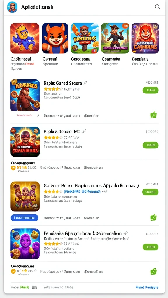 Tampilan awal permainan yang menawan dan intuitif.
