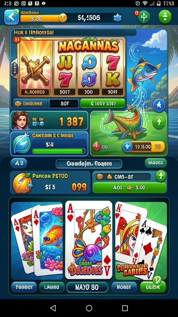 Tangkapan layar menampilkan kesempatan menang besar dengan fitur bonus.