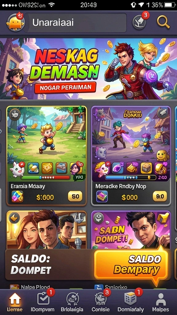 Mode multiplayer yang seru dan kompetitif.
