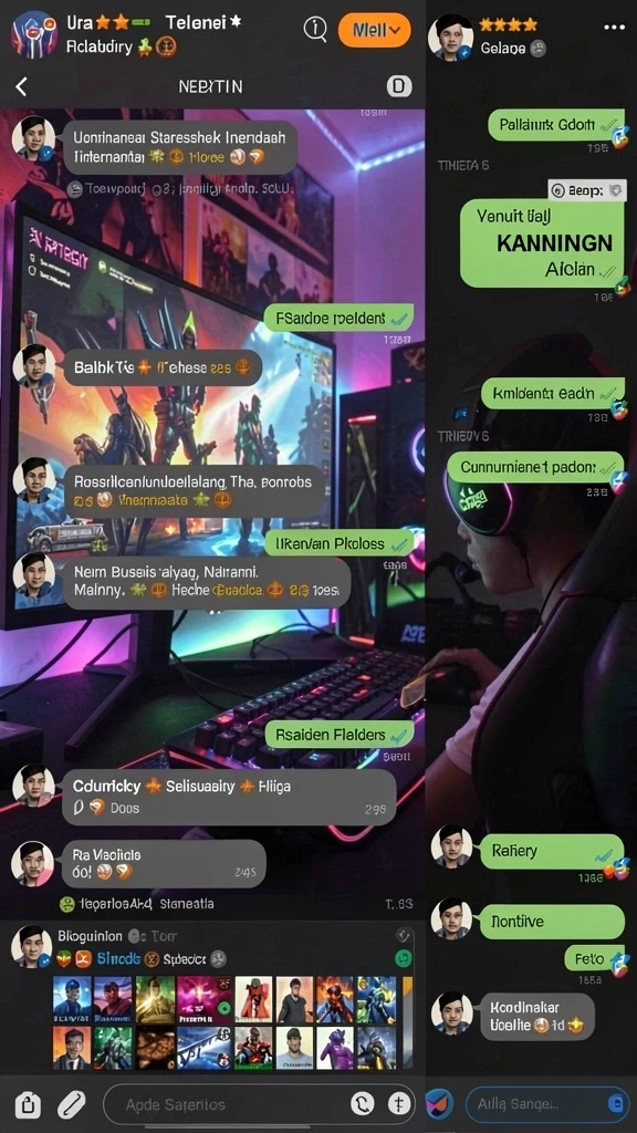 Tampilan awal permainan penuh warna dan atraktif.