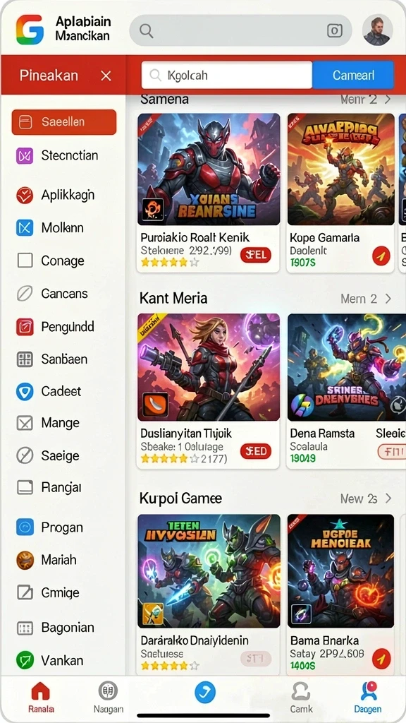 Pengguna dapat menikmati berbagai jenis permainan poker.