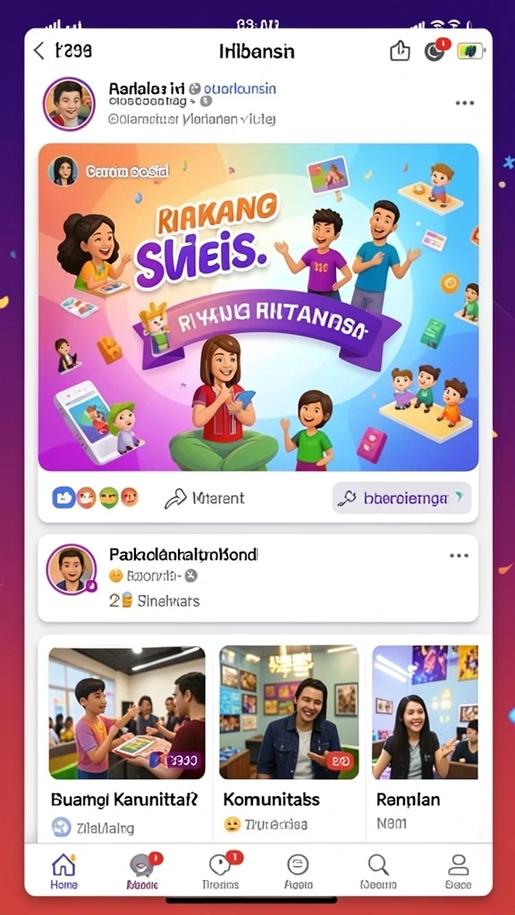 Beragam pilihan permainan yang seru dan menantang.